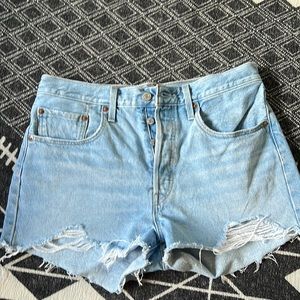 Levis 501 med light wash